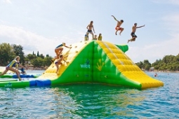 Inflatable water playground example small