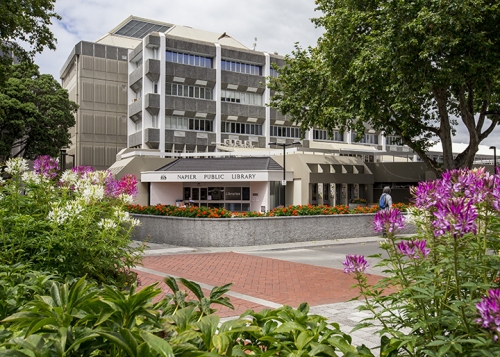 Napier Library Frontage Jan 2016 LOW RES