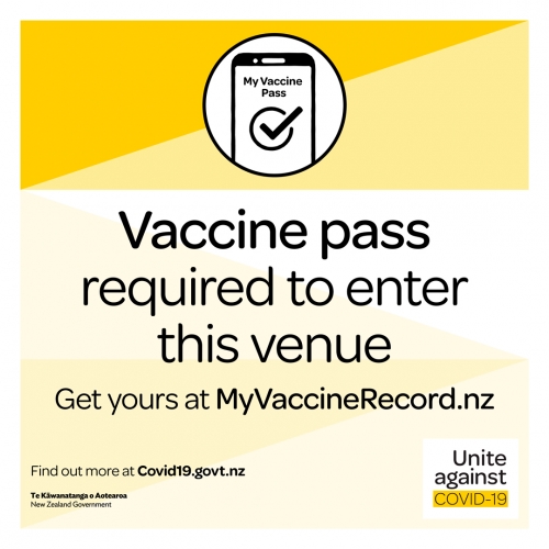 Vaccine Pass Required 2